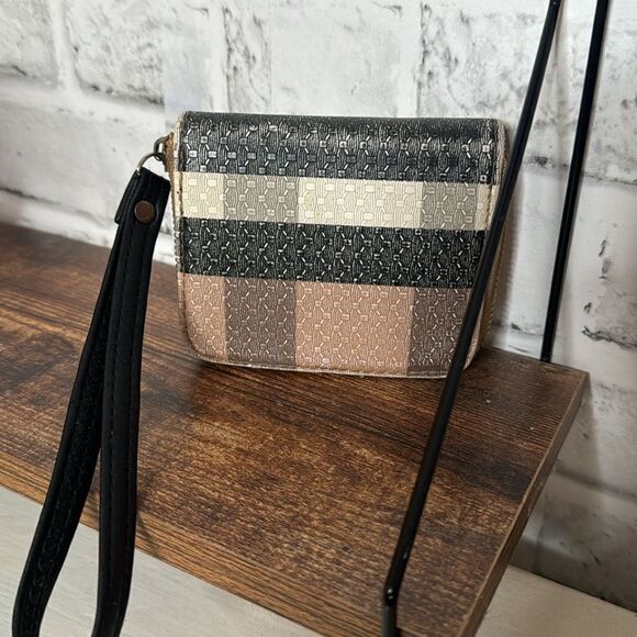 Plaid Wallet Wristlet Designer Inspired - Picture 3 of 4